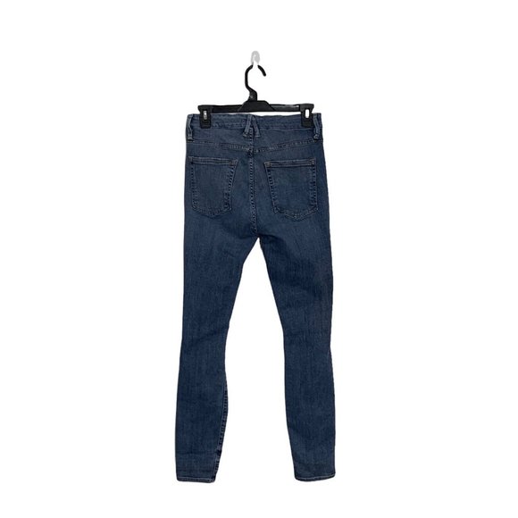 Good American Jeans Good Legs 8/29 Distressed Skinny Blue084 Made in USA - Picture 4 of 12